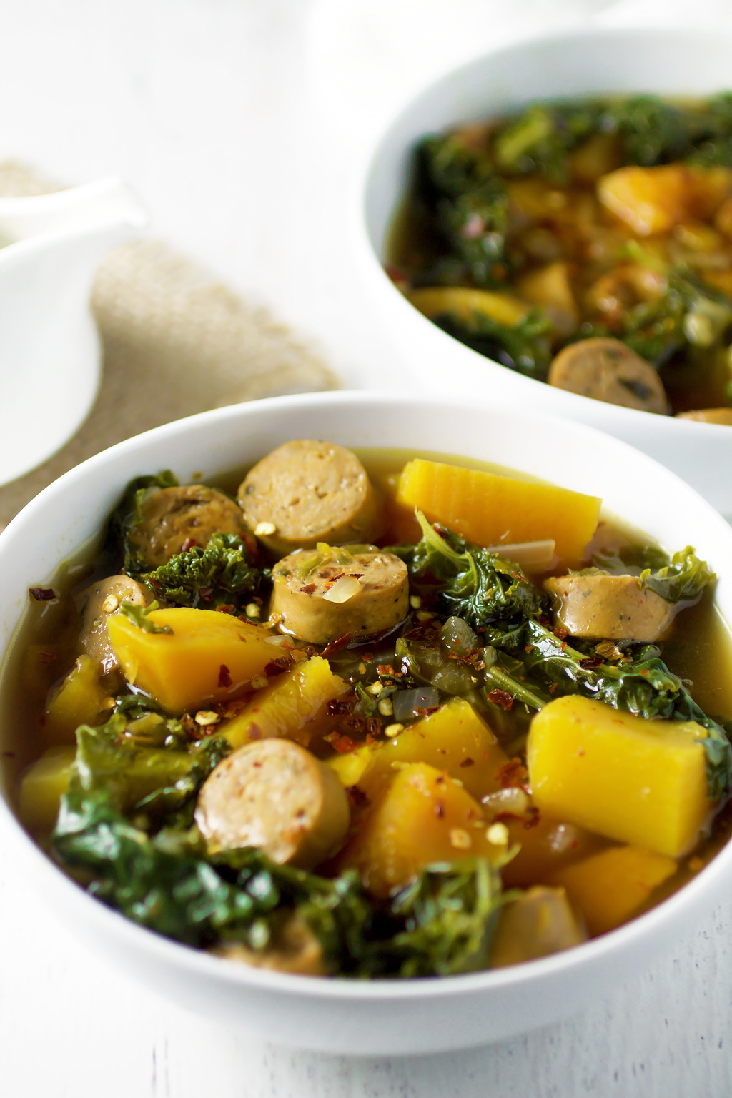 turkey sausage and kale soup