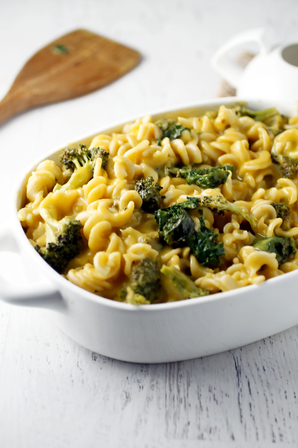 Butternut Squash Pasta with Broccoli and Kale
