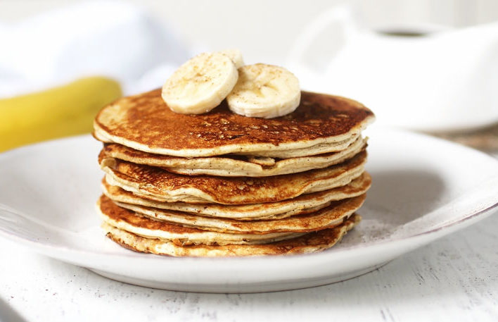 The Easiest Protein Pancakes