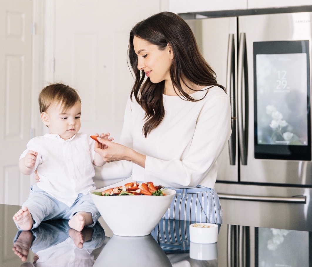 How To Instill Healthy Habits From a Young Age. Samsung Smart Fridge