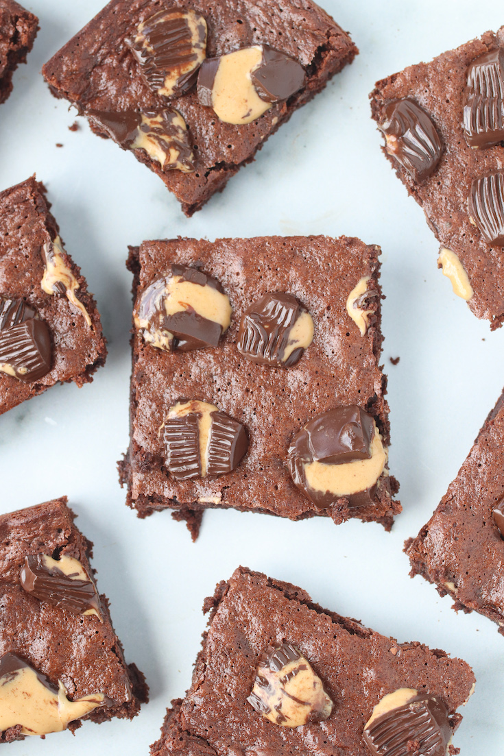 Paleo Peanut Butter Cup Brownies